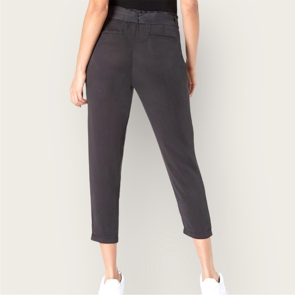 Daily Ritual Gray Belted Tapered Pants - Picture 2 of 11